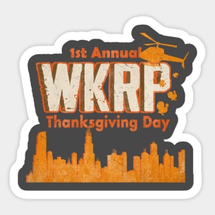 WKRP Thanksgiving Day Sticker